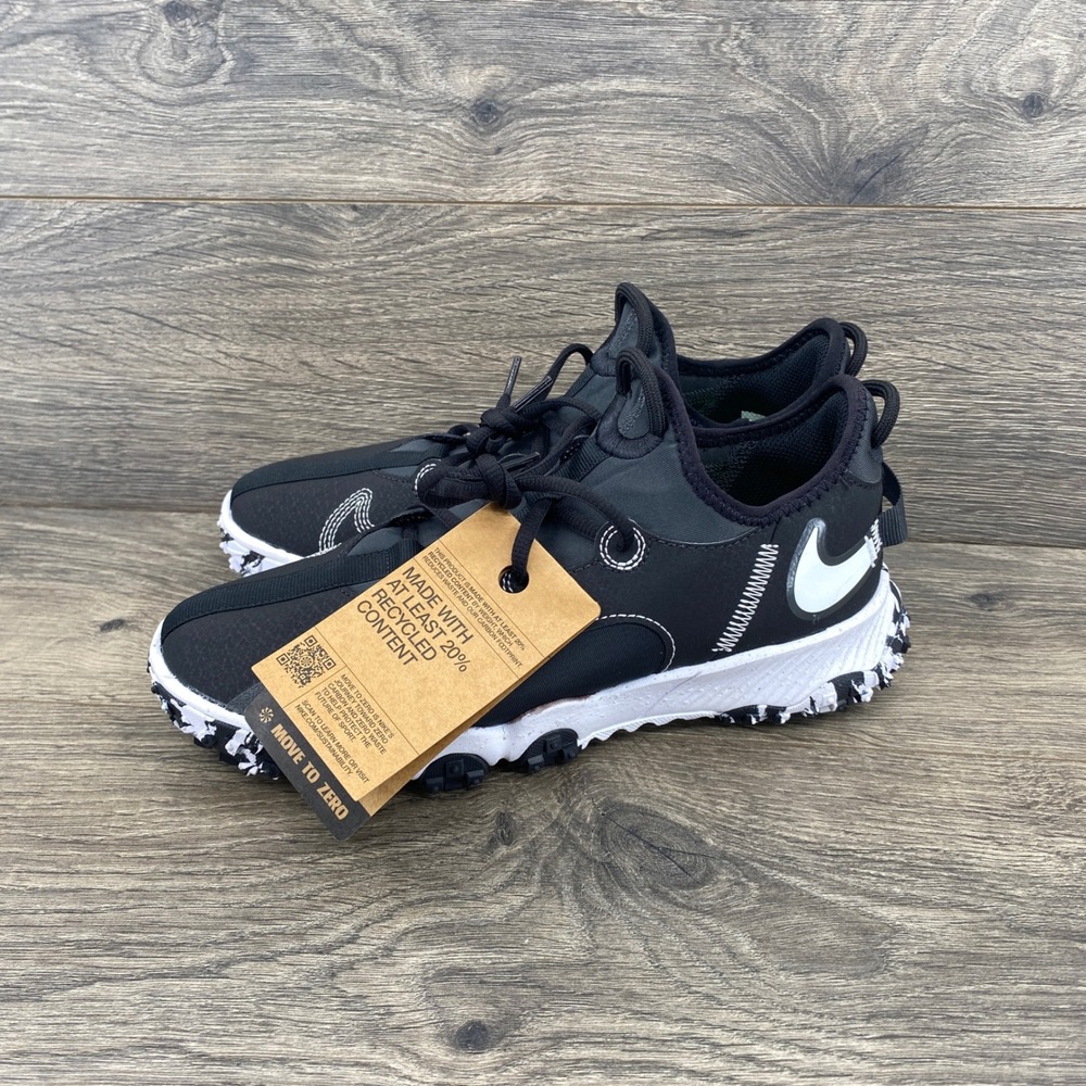 Nike Future Field Turf Shoes Kids 5.5Y Black White DJ6949-002 - Picture 7 of 9